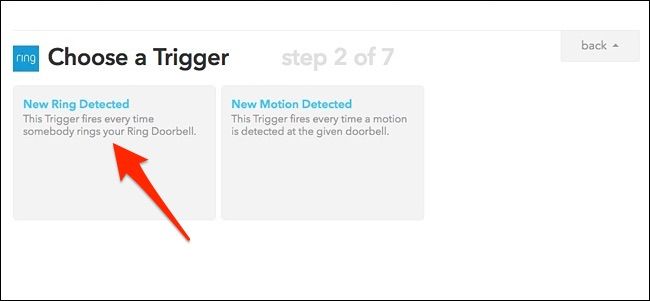 Выбор действия «Мигание ламп» для Philips Hue