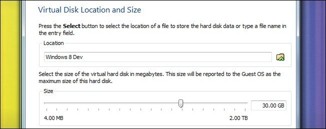 Подтверждение параметров виртуального диска