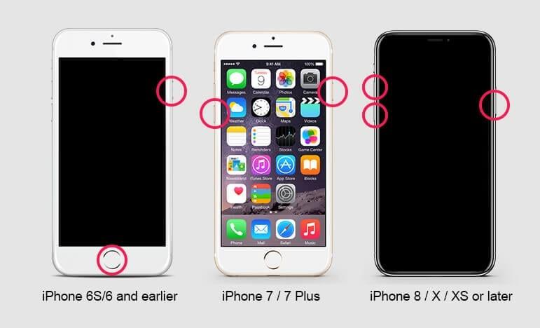 Eseguire riavvio forzato su iPhone
