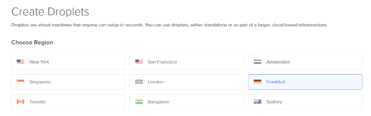 Picking a location for DigitalOcean VPS