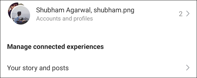 Опция кросспоста историй и постов Instagram в Facebook