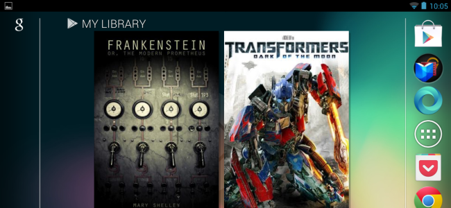 Nexus 7: Startbildschirm ins Querformat bringen