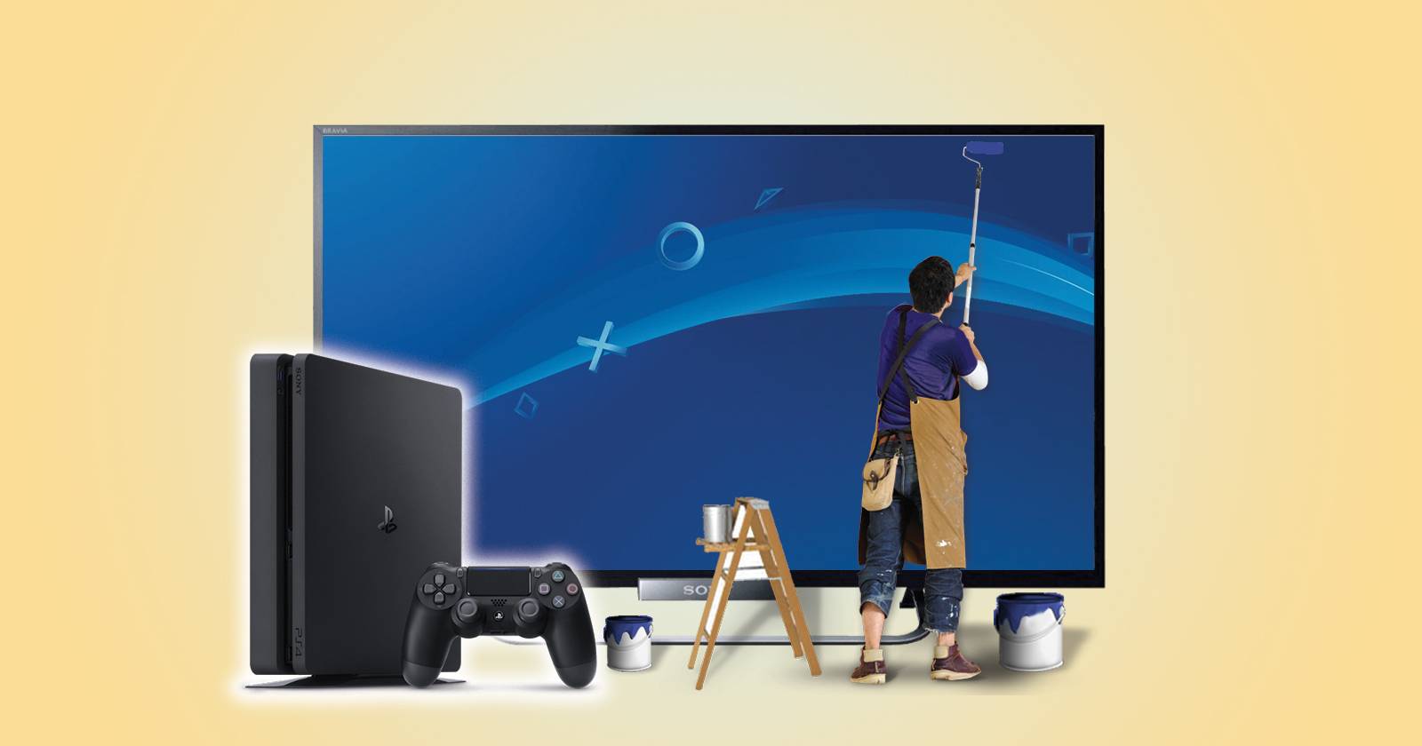 Как поставить любое изображение на фон PS4