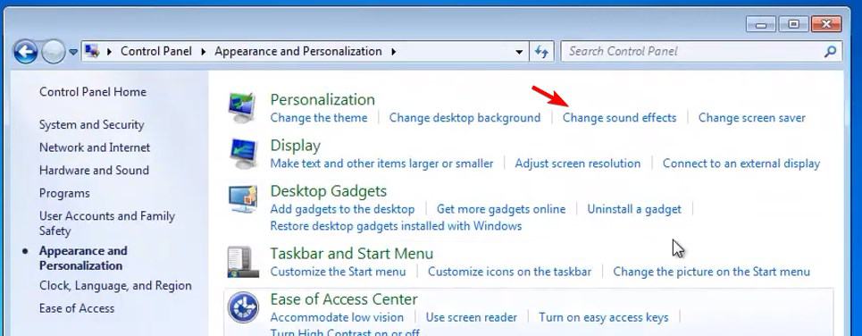раздел Оформление и персонализация