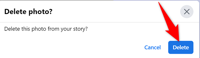 Подтвердите удаление на веб‑странице, нажав «Delete».