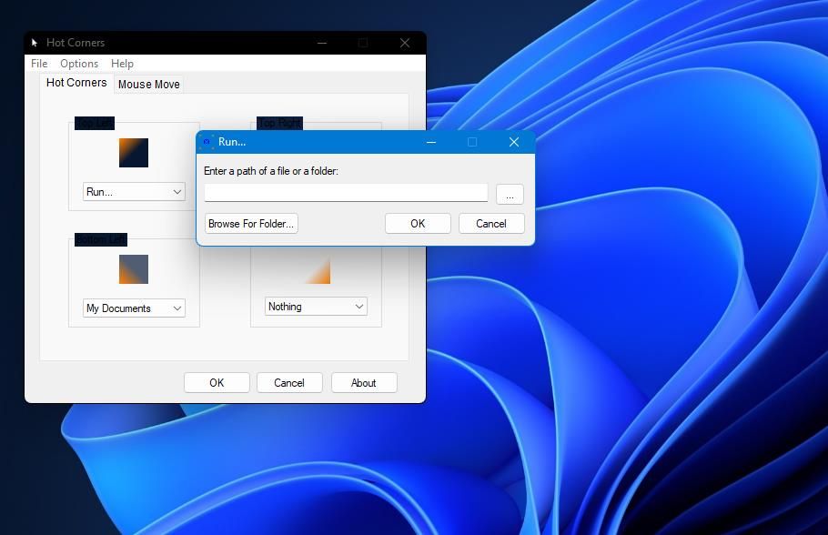 Окно выбора программы