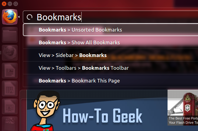 Окно HUD с поиском пункта меню по вводу