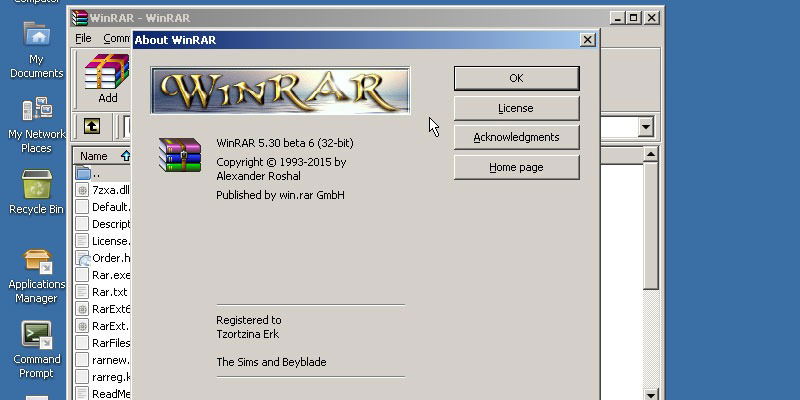 ReactOS запуск Windows-приложения в живой сессии