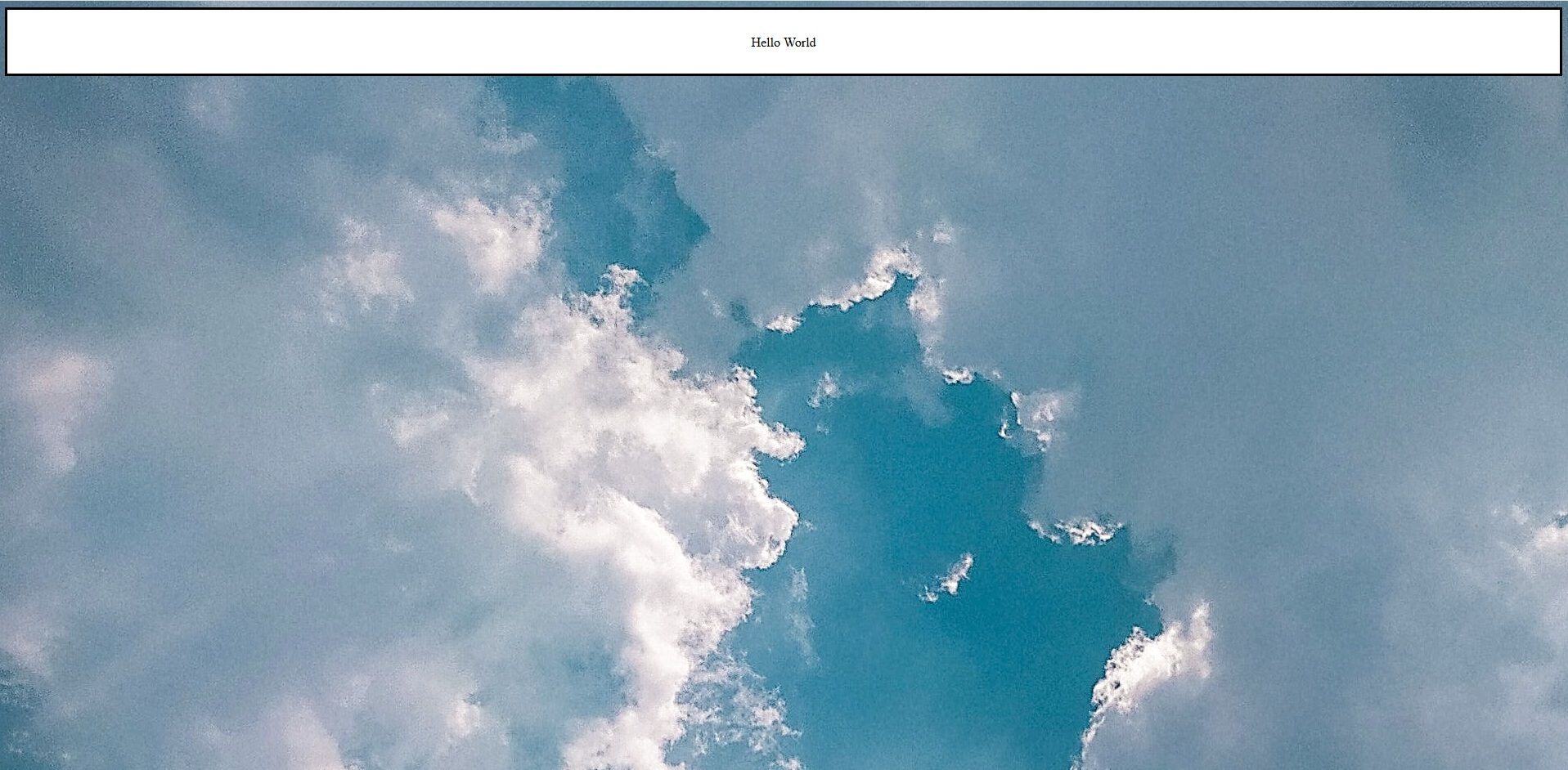 Параграф на белом фоне поверх фонового изображения