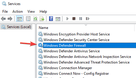 Перезапуск служб