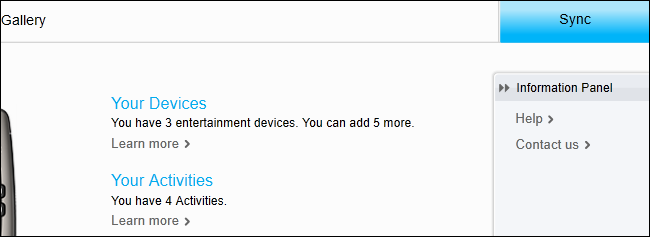Кнопка Sync в MyHarmony — смена состояния при подключении пульта