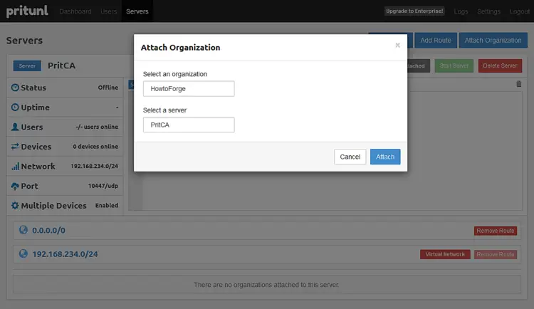 Прикрепление организации