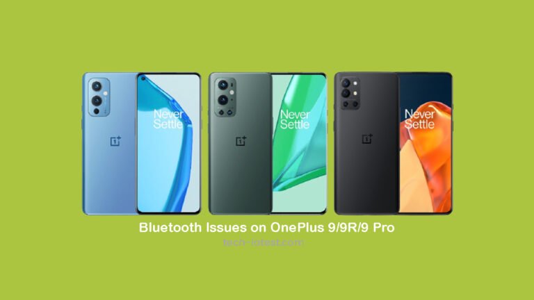 Исправить Bluetooth на OnePlus 9/9R/9 Pro
