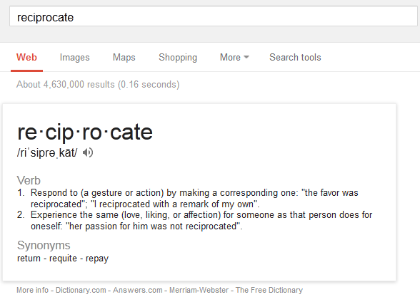 Карточка с определением слова и переводом