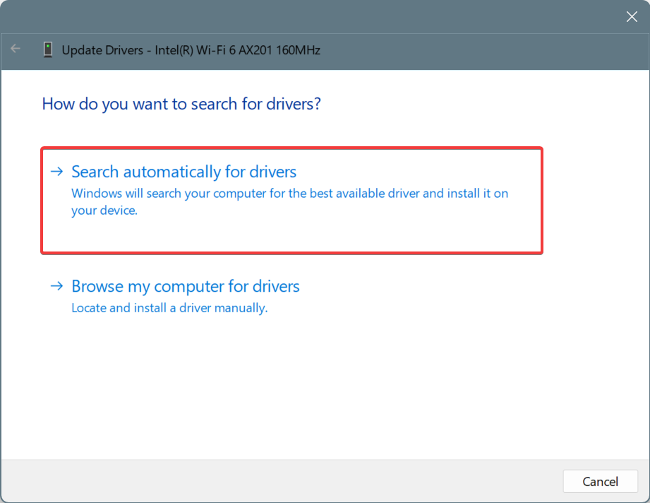 Поиск драйверов автоматически в Windows