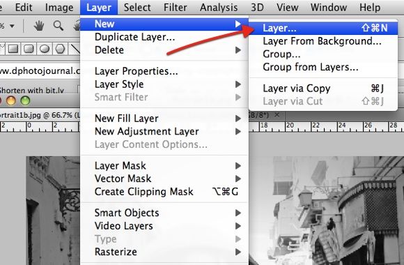Добавление символа водяного знака