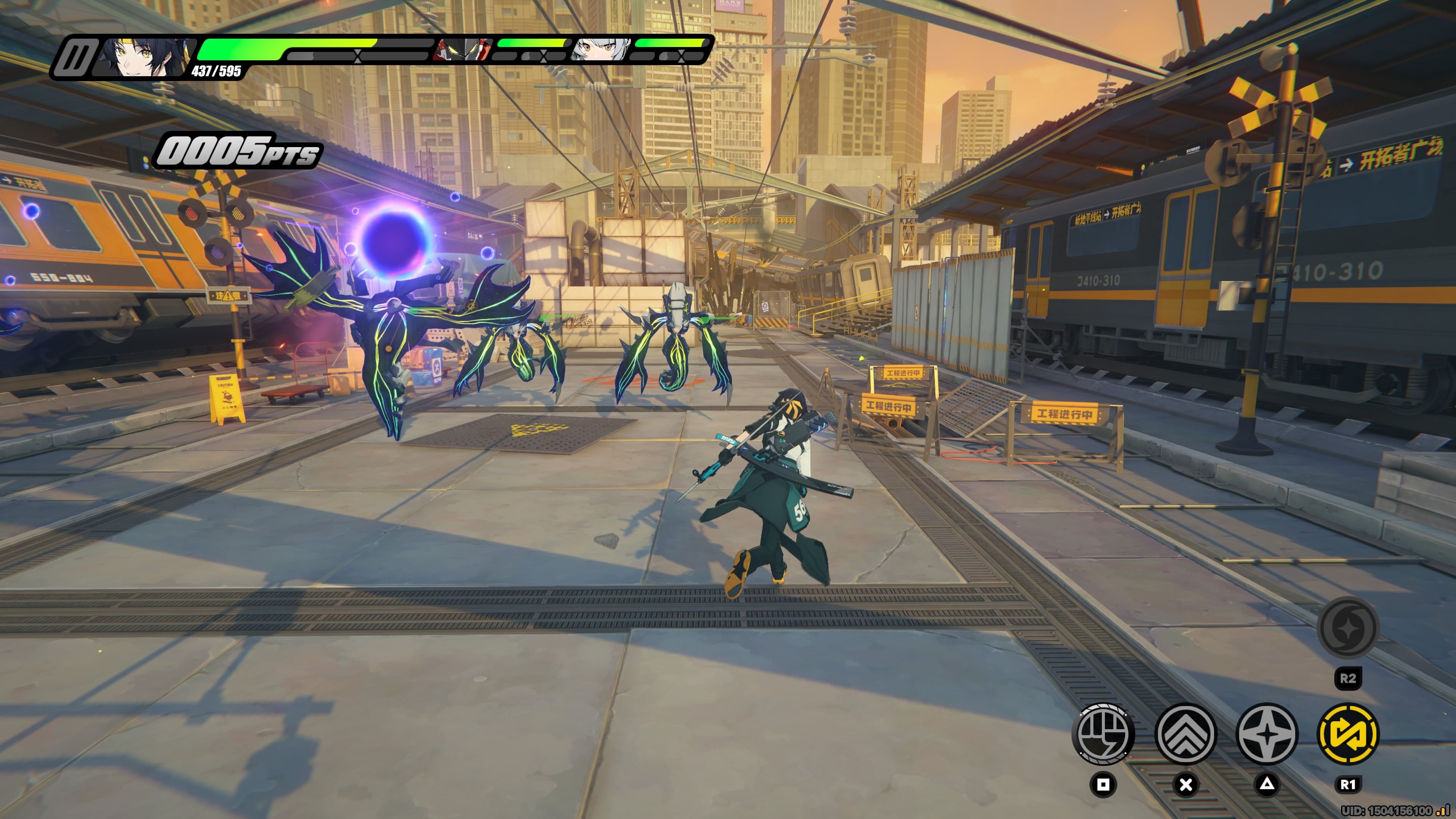 Скриншот игрового процесса Zenless Zone Zero.