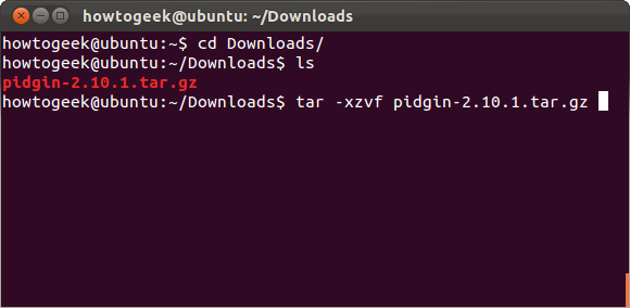 Скриншот: распакованный каталог с исходным кодом