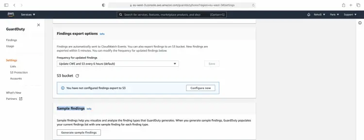 Кнопка генерации примеров находок