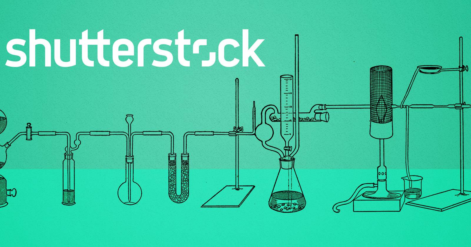 Вид интерфейса Shutterstock Labs — панель инструментов и предпросмотр изображений