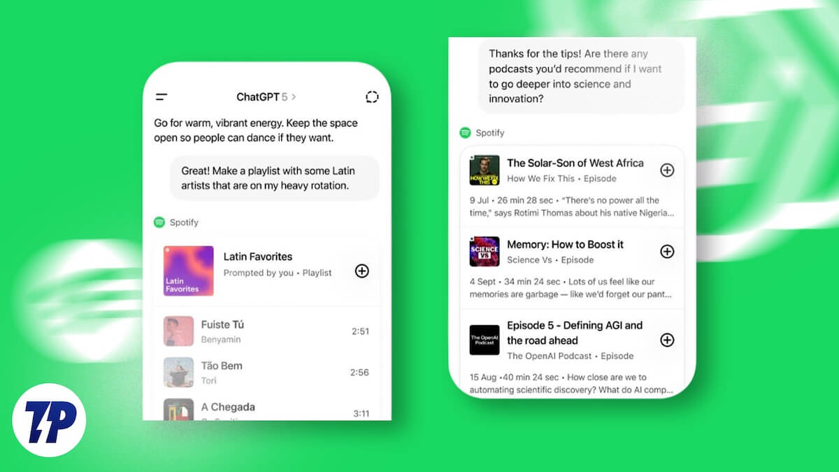 ChatGPT e Spotify: criar playlists com IA