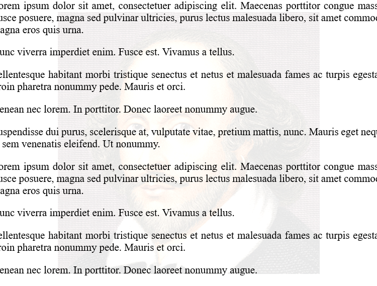 Документ Microsoft Word с изображением Уильяма Шекспира в качестве водяного знака.
