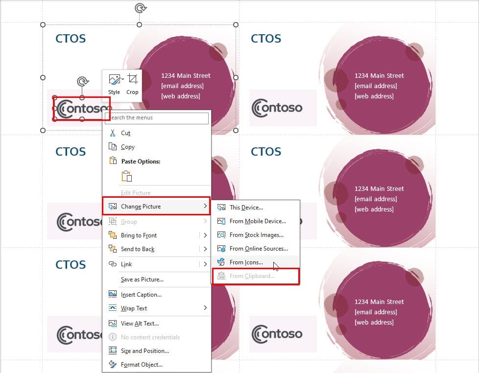 Выбор источника изображения