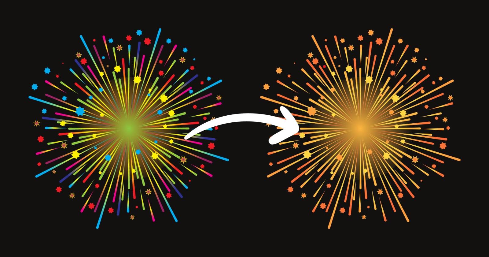 Изменение цвета элементов в Canva