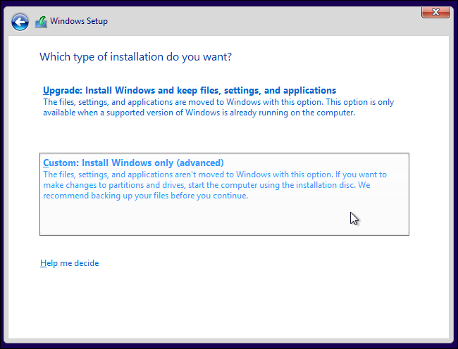 Создание нового раздела из нераспределённого пространства при установке Windows