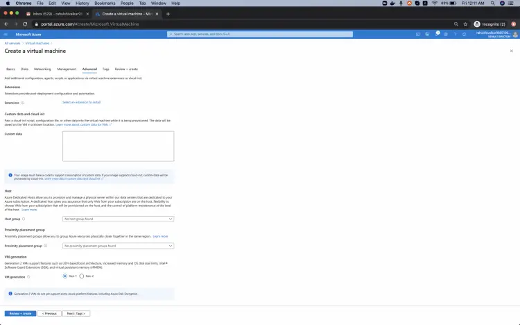 Добавление тегов для ресурса, поле Tags