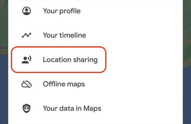 Google Maps Location Sharing