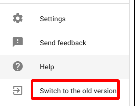 Старый интерфейс Google Contacts — меню с кнопкой More