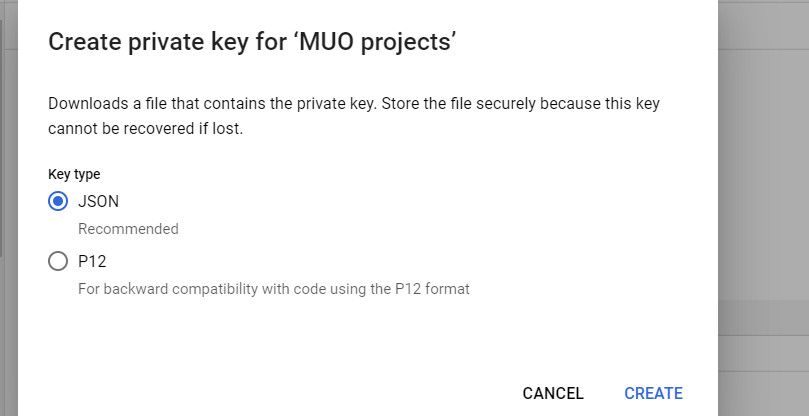 Выбор формата JSON для ключа