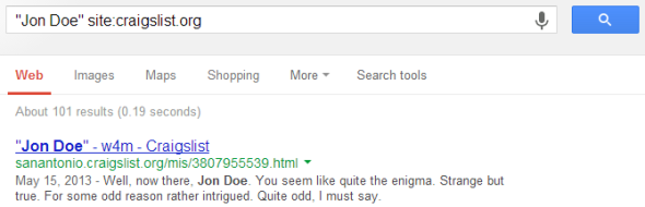 Поиск профилей и результатов