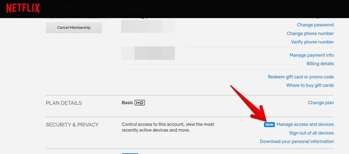 Управление доступом и устройствами в Netflix
