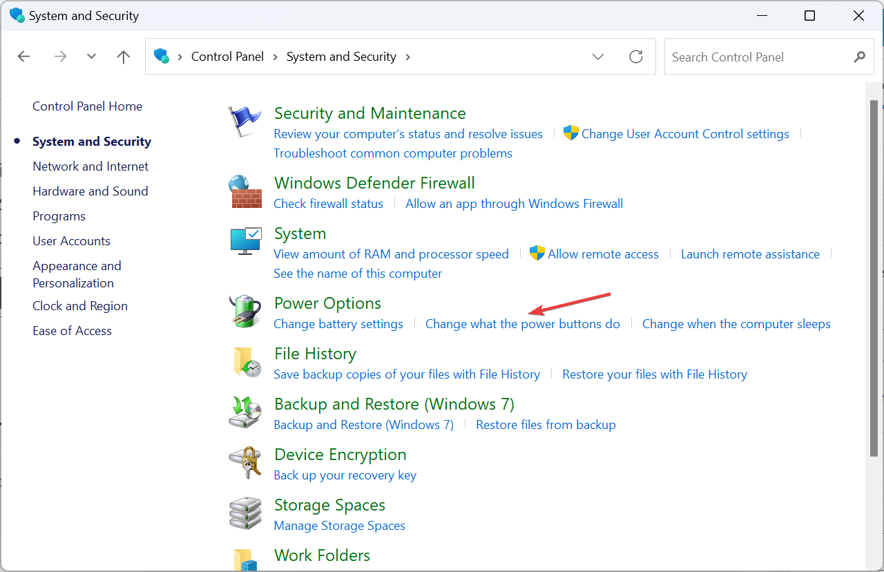 Изменение действий кнопок питания