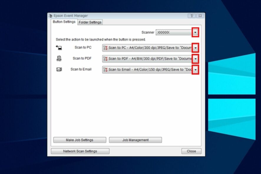 Epson Event Manager — скачать и установить