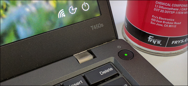 Иллюстрация кнопки питания ноутбука