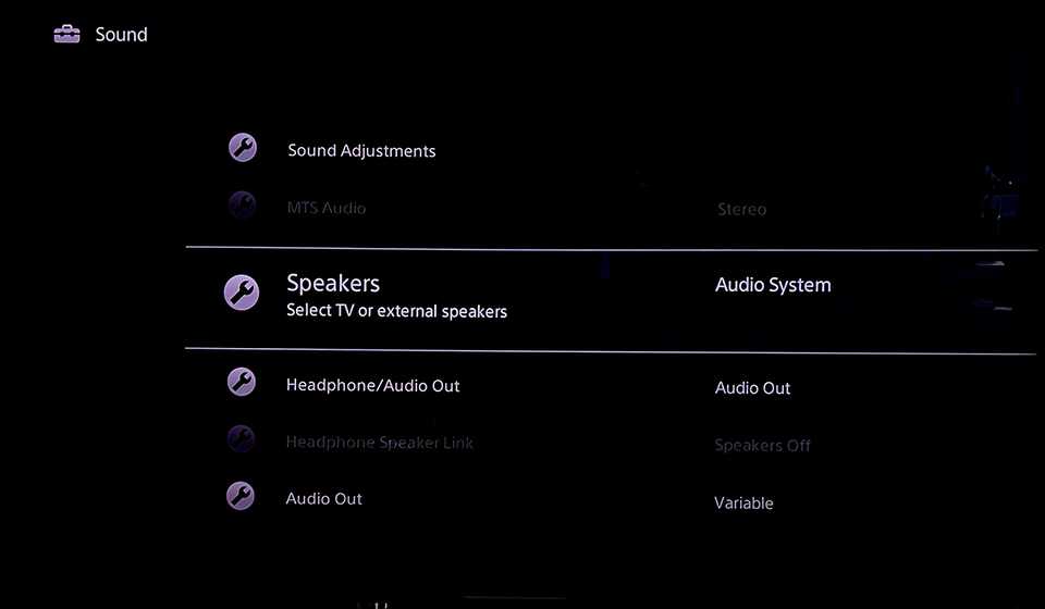 Список устройств CEC на телевизоре
