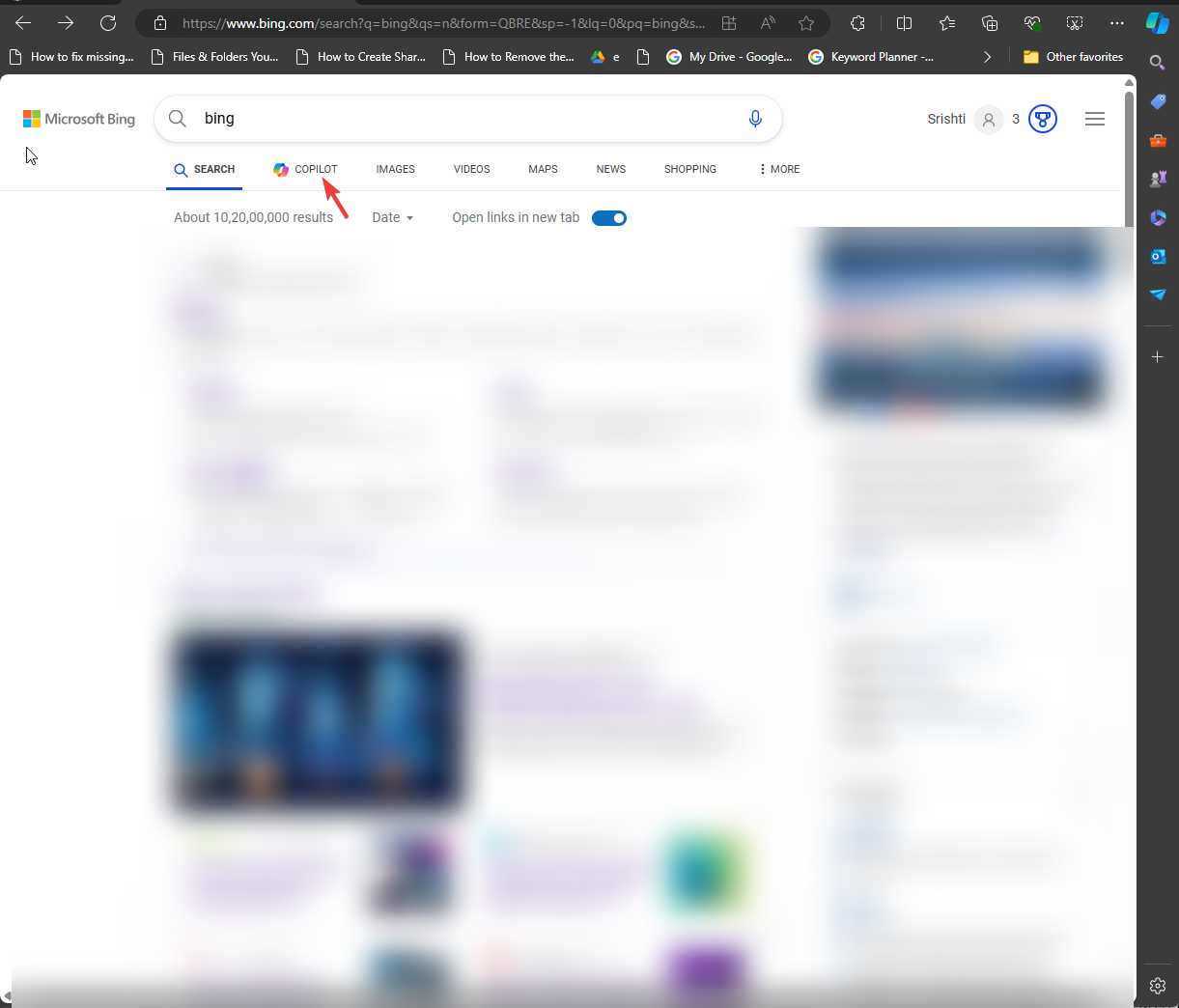 Вкладка Copilot в Microsoft Edge