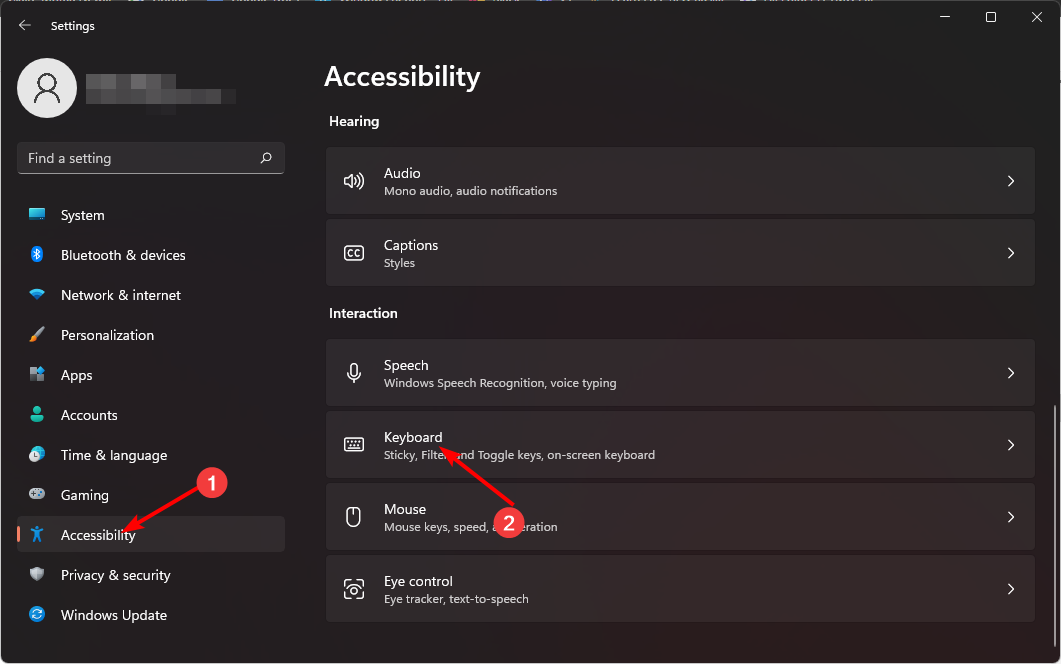 Параметры клавиатуры для функции Print Screen