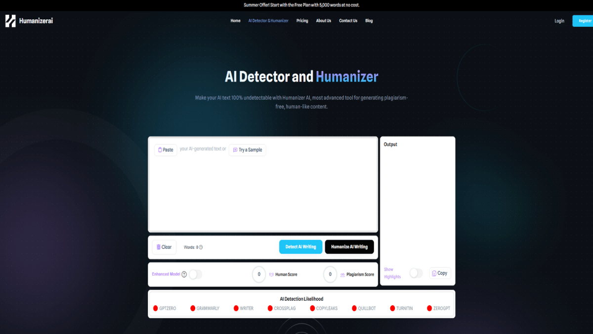 Humanizer AI — избежать детекторов ИИ и сохранить голос