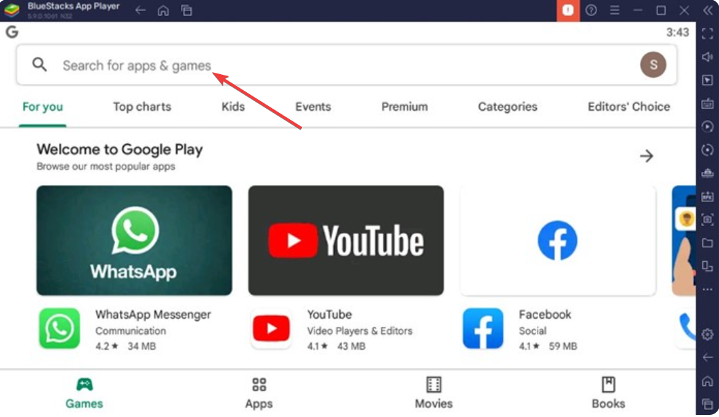поисковая строка Play Store для Google Indic Keyboard