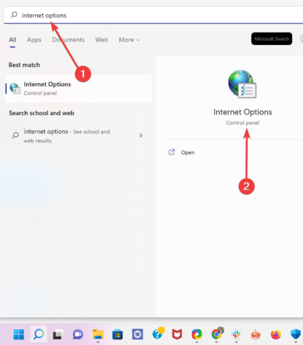 Удаление временных интернет‑файлов в Windows 10
