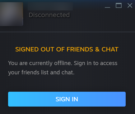 Как поставить статус «Офлайн» в Steam