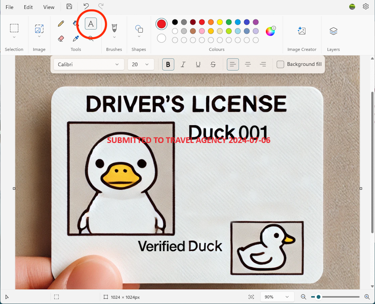 Как поставить водяной знак на документы