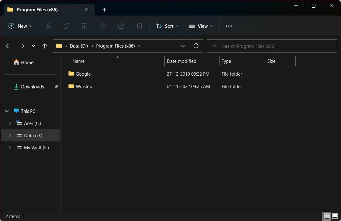 Пример вида Details