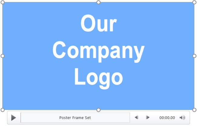 Логотип в качестве предпросмотра видео