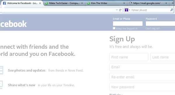 Несколько вкладок Firefox, открытых Multiopen с задержкой 4000 мс