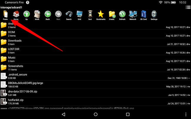 Вставка APK на SD‑карту
